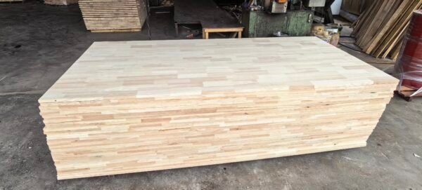 _cuva Raw Rubber Wood Board 16MM(T) x 1220MM(W) x 2440MM(L) Finger Jointed Board Papan Kayu Getah